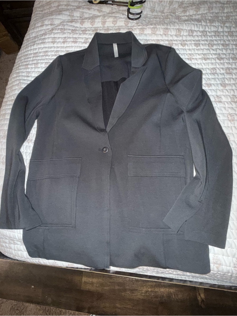 Fabletics Black Single-Button Blazer - Picture 3 of 6